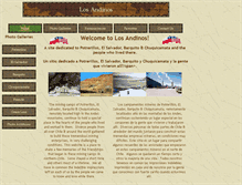 Tablet Screenshot of losandinos.com